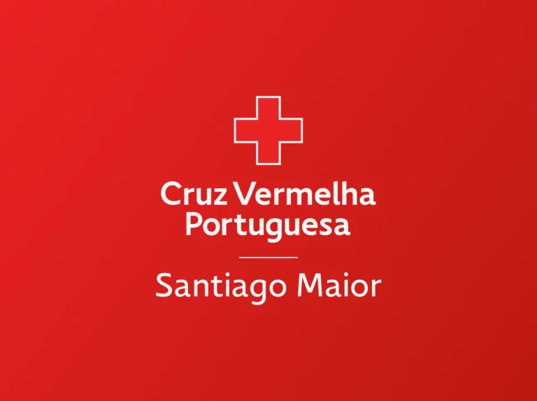 Logotipo da Cruz Vermelha Portuguesa de Santiago Maior