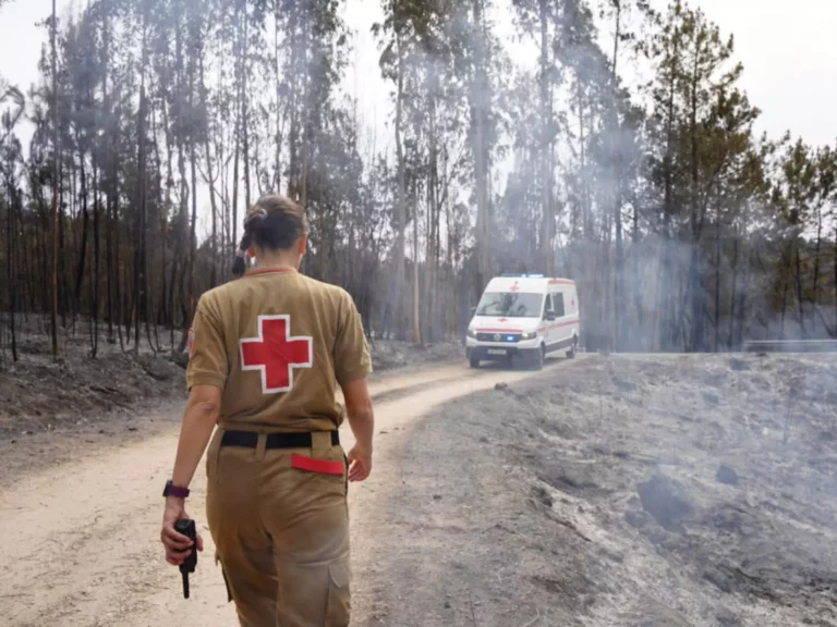 Profissionais de saúde da Cruz Vermelha Portuguesa