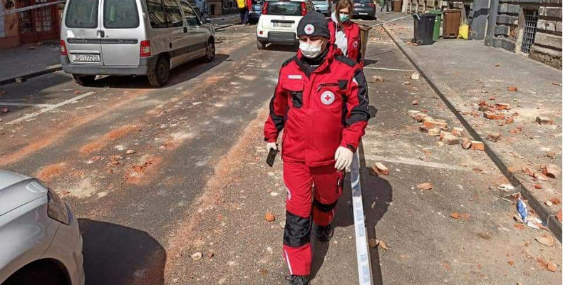 Croácia: Cruz Vermelha abriga centenas de desalojados após sismo de magnitude 5.4